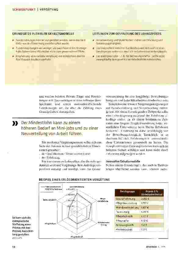 Vorschauseite 3: Gute Arbeit gerecht entlohnen