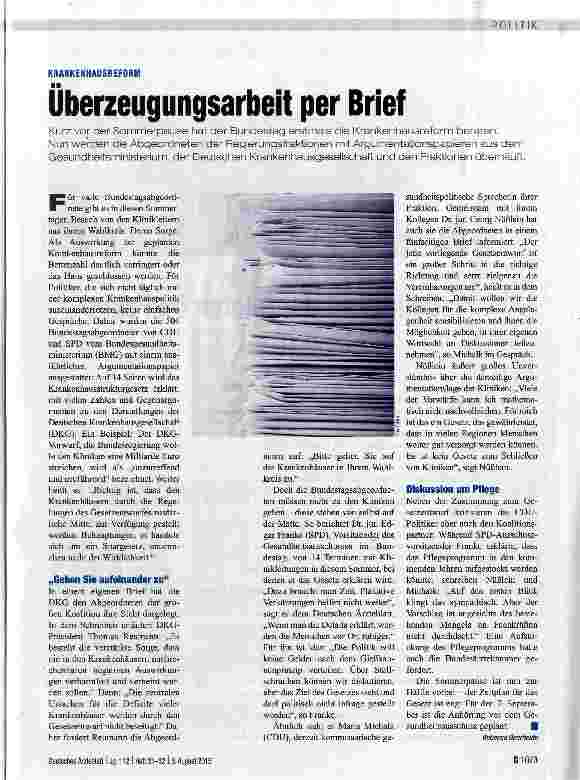 Vorschauseite 1: Überzeugungsarbeit per Brief