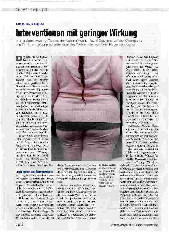Vorschauseite 1: Interventionen mit geringer Wirkung