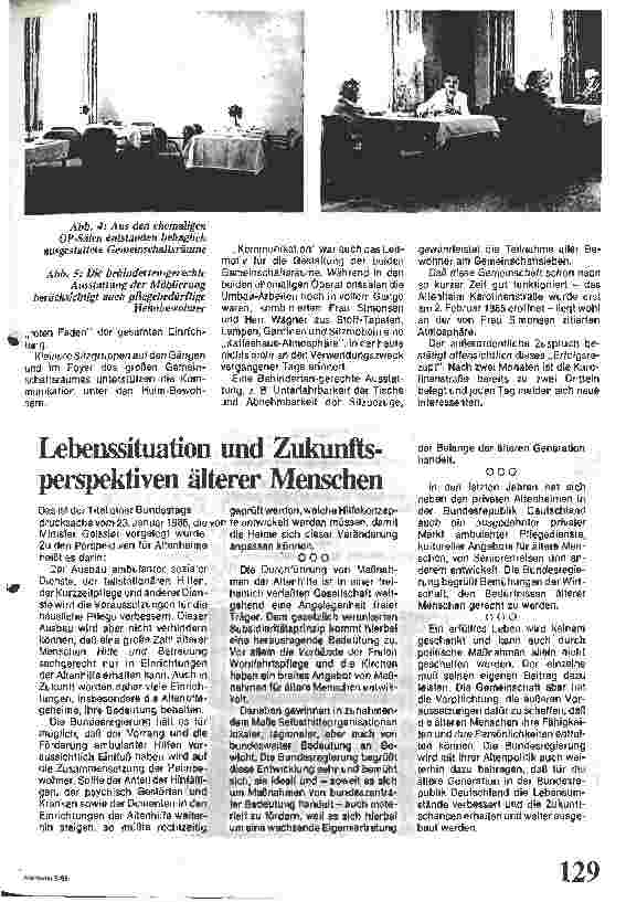 Vorschauseite 2: Aus einem Krankenhaus wurde ein attraktives Altenheim