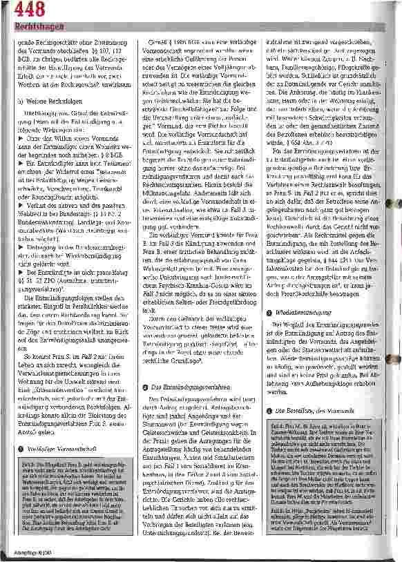 Vorschauseite 2: Entmündigung - Hilfe durch Rechtsverlust? Vormundschaft und Pflegschaft in der Altenhilfe (I)