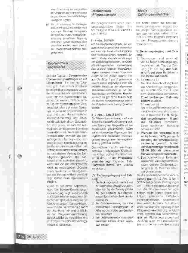 Vorschauseite 2: Sind wir auch weiterhin geduldig wie reiche Onkel? Die Liquidität der Krankenhäuser ist verbesserungsfähig