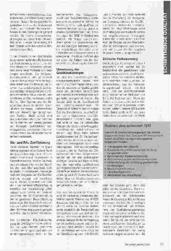 Vorschauseite 2: Schnittmenge QualitätQualitäts-Catering durch Zertifizierung