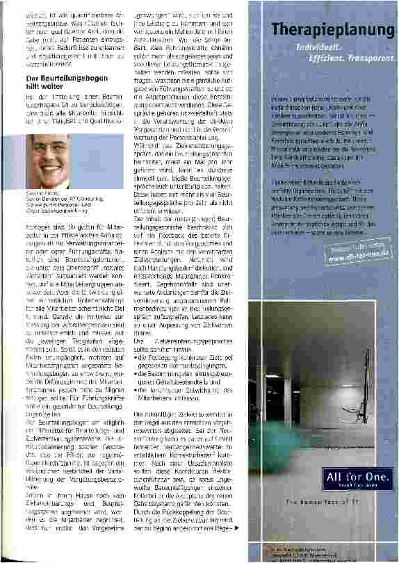 Vorschauseite 2: Maßund taktvollWie etabliert man eine erfolgsund leistungsorientierte Vergütung im Krankenhaus?