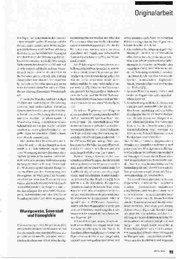 Vorschauseite 2: Eine neue topische Behandlung chronischer Wunden mit Hämoglobin und Sauerstoff: Verfahren und erste Ergebnisse*