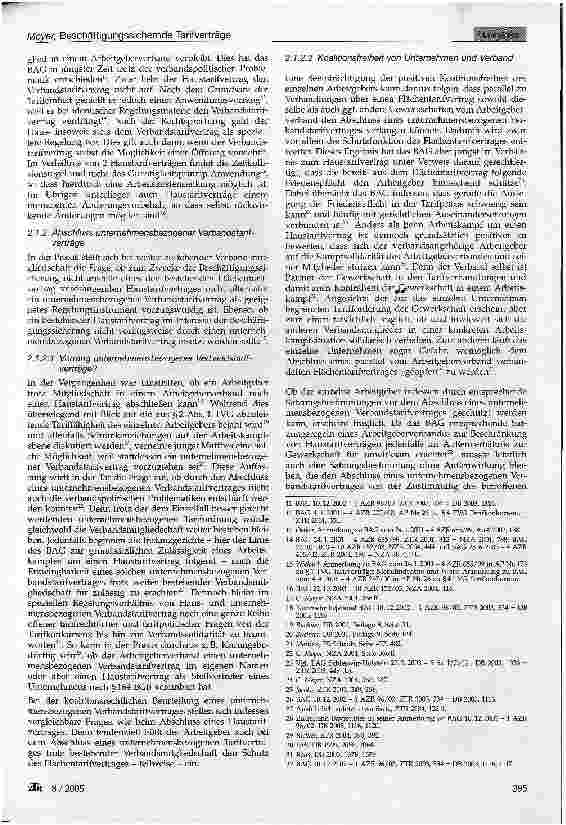 Vorschauseite 2: Beschäftigungssichernde Tarifverträge
