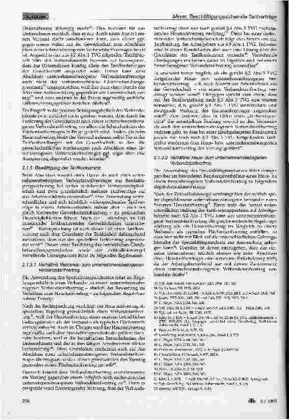 Vorschauseite 3: Beschäftigungssichernde Tarifverträge