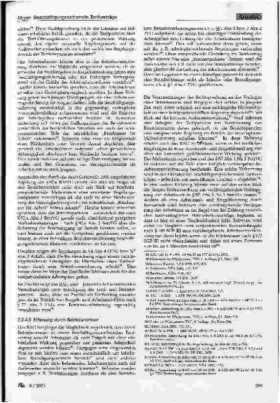 Vorschauseite 6: Beschäftigungssichernde Tarifverträge