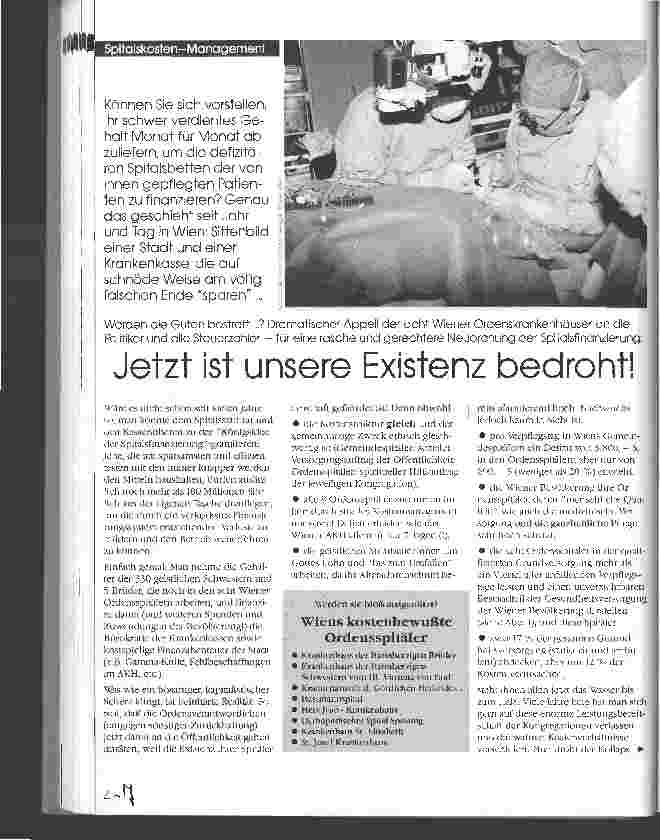 Vorschauseite 1: Jetzt ist unsere Existenz bedroht! Werden die Guten bestraft?