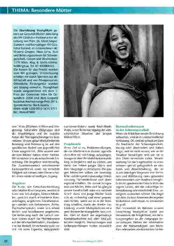 Vorschauseite 2: Teenager - ganz besondere (werdende) Mütter