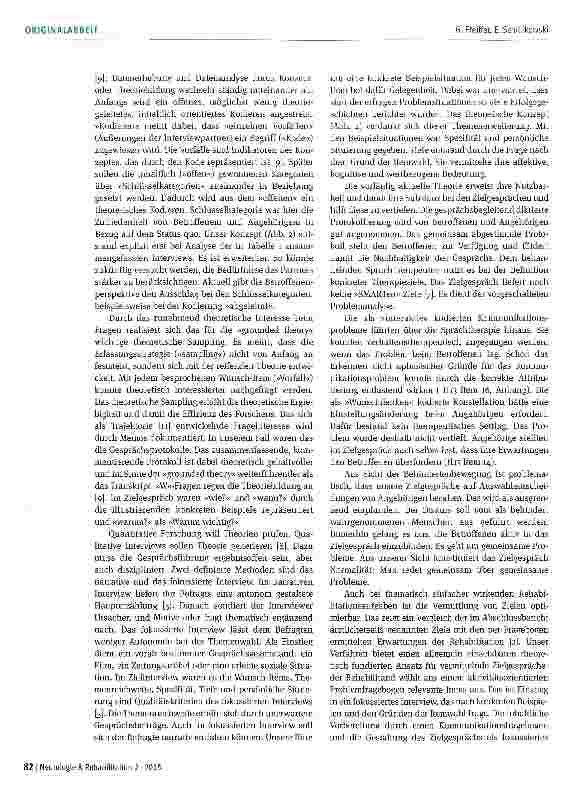 Vorschauseite 6: Zielgespräche bei chronischer Aphasie auf der Grundlage eines Angehörigenfragebogens zum Kommunikationsverhalten