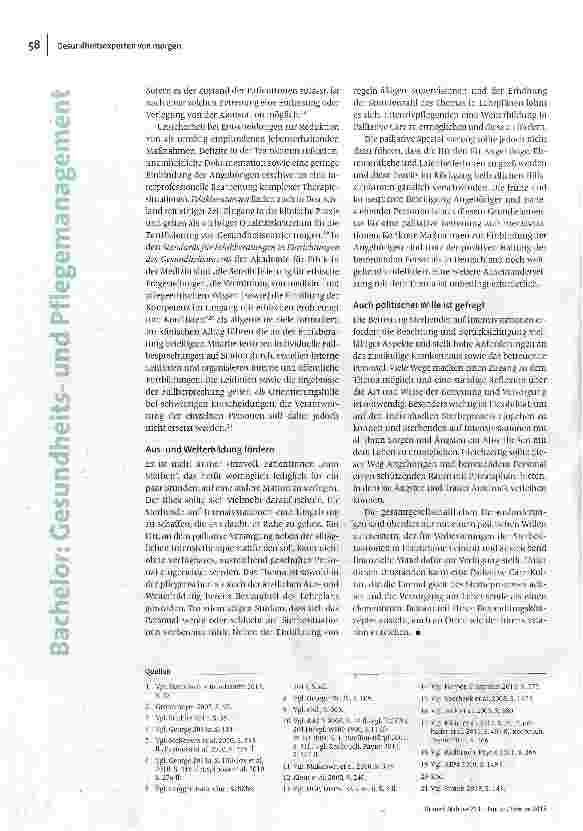 Vorschauseite 3: Palliative Care auf der Intensivstation