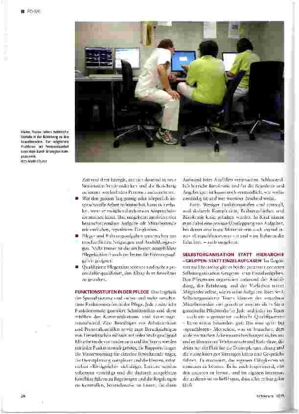 Vorschauseite 2: Vorteile kleiner, selbstorganisierender Pflegeteams