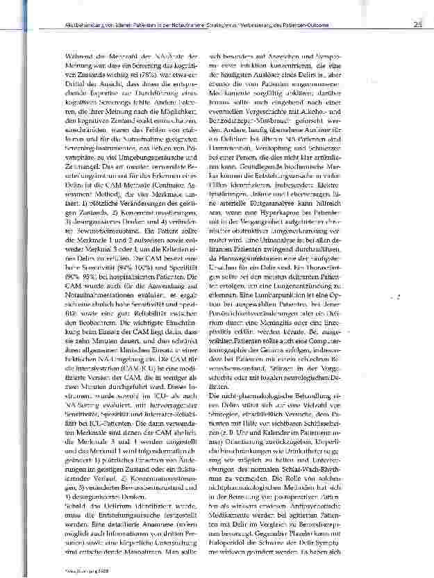 Vorschauseite 3: Akutbehandlung von älteren Patienten in der Notaufnahme: Strategien zur Verbesserung des Patienten-Outcome