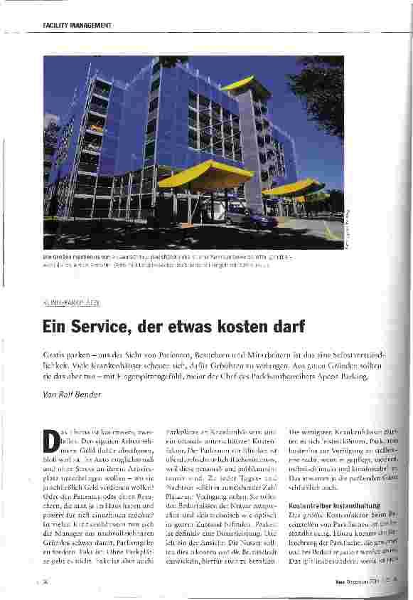 Vorschauseite 1: Service, der etwas kosten darf