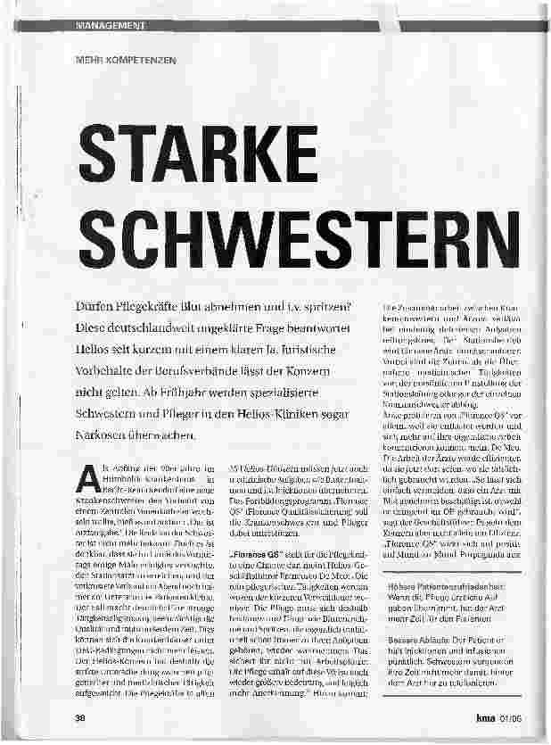 Vorschauseite 1: STARKE SCHWESTERN - MEHR KOMPETENZEN