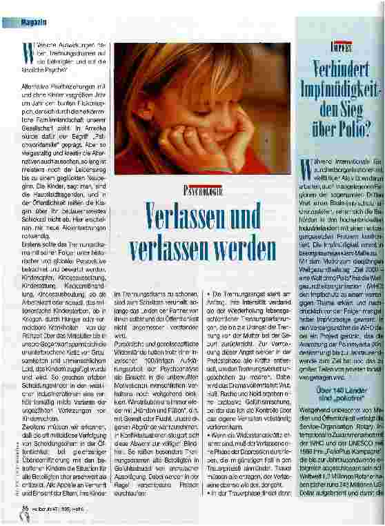 Vorschauseite 1: Verlassen und verlassen werden