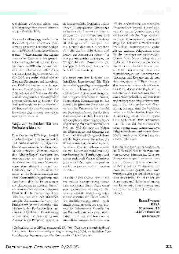 Vorschauseite 2: Freiwillige Registrierung Allheilmittel mit Nebenwirkungen?
