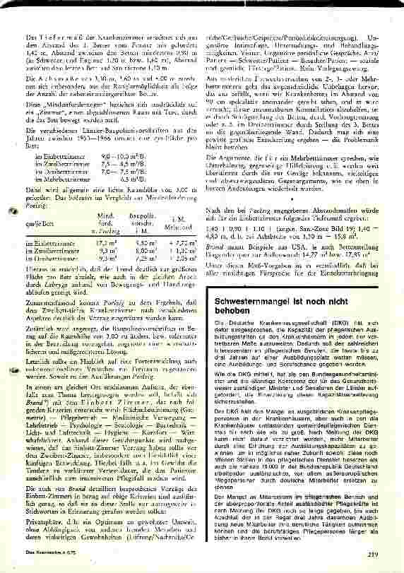 Vorschauseite 2: Krankenzimmer oder Krankenraum