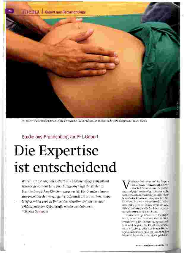 Vorschauseite 1: Die Expertise ist entscheidend