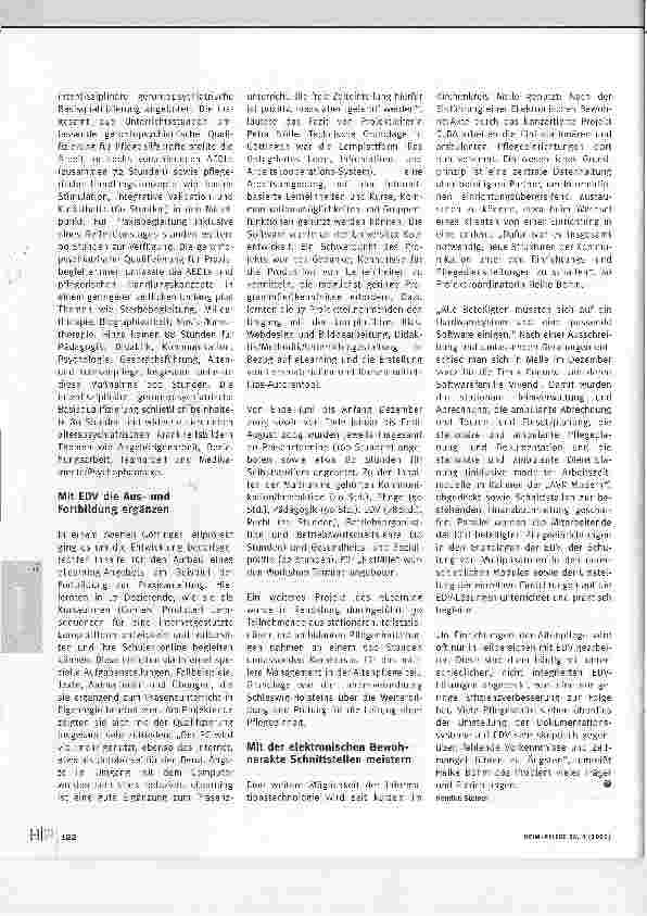 Vorschauseite 3: Qualitätsund QualifizierungsoffensiveSEPiA: EU-Projekt zur quantativen und qualitativen Verbesserung der Personalsituation in der Altenpflege.
