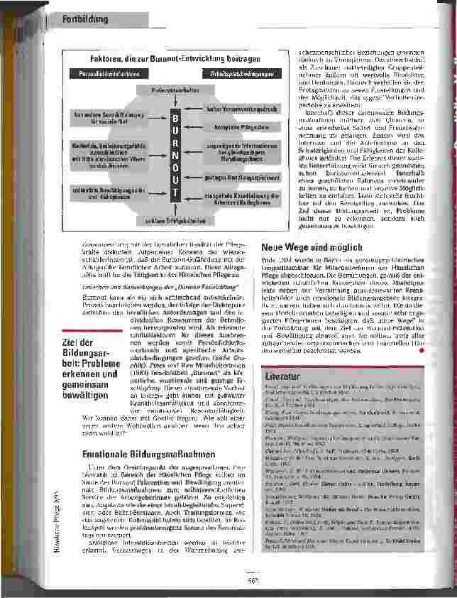 Vorschauseite 3: Neue Wege gehen Paradigmenwechsel in der Ausund Fortbidung für die MitarbeiterInnen der Häuslichen Pflege