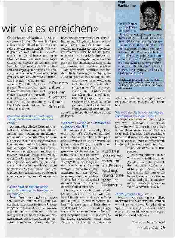 Vorschauseite 2: Wenn wir überzeugt sind, können wir vieles erreichen