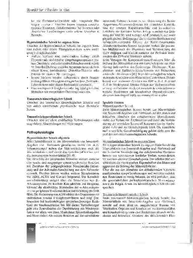 Vorschauseite 2: Hypovolämischer Schock