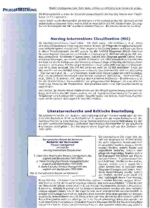 Vorschauseite 4: Evidence-based Nursing in der Hauskrankenpflege