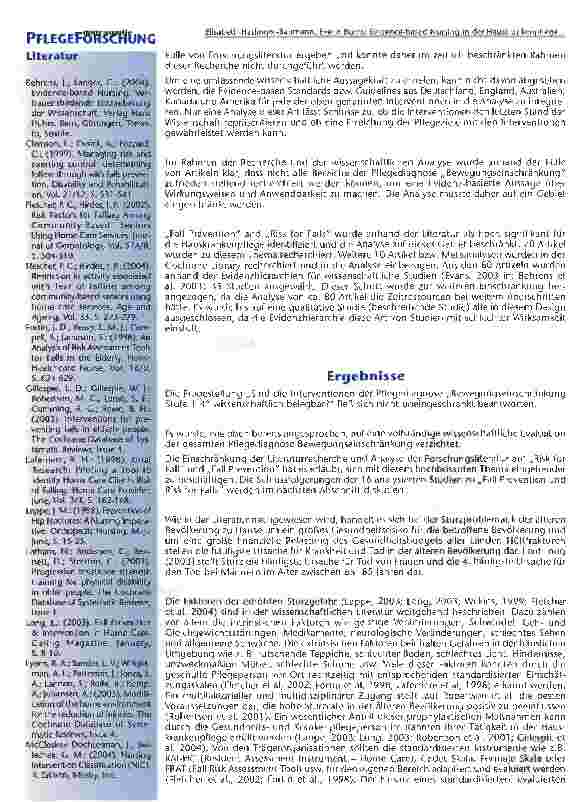 Vorschauseite 5: Evidence-based Nursing in der Hauskrankenpflege