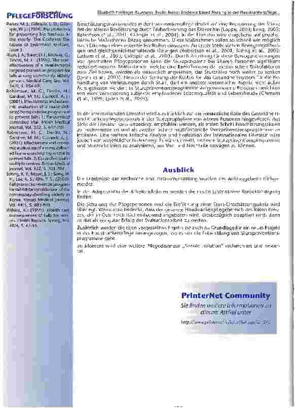 Vorschauseite 6: Evidence-based Nursing in der Hauskrankenpflege