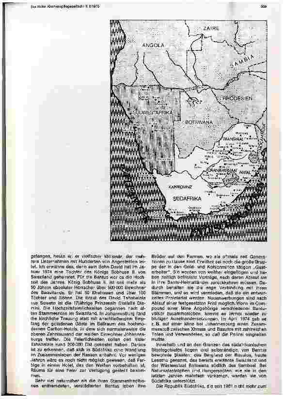 Vorschauseite 4: Südafrika und Rhodesien Ein Überblick über die Geschichte, das Land und seine Bewohner