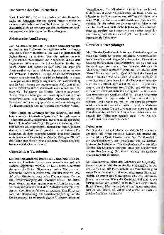 Vorschauseite 6: Qualitätsgeleitetes Planen und Arbeiten in der Altenhilfe