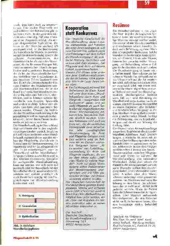 Vorschauseite 4: Akute Wunden nicht chronisch werden lassen
