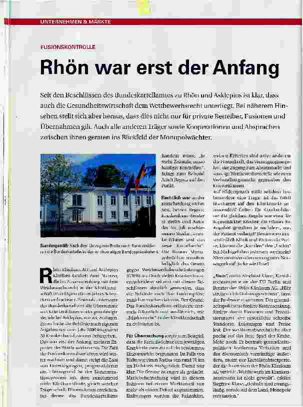 Vorschauseite 1: Rhön war erst der Anfang