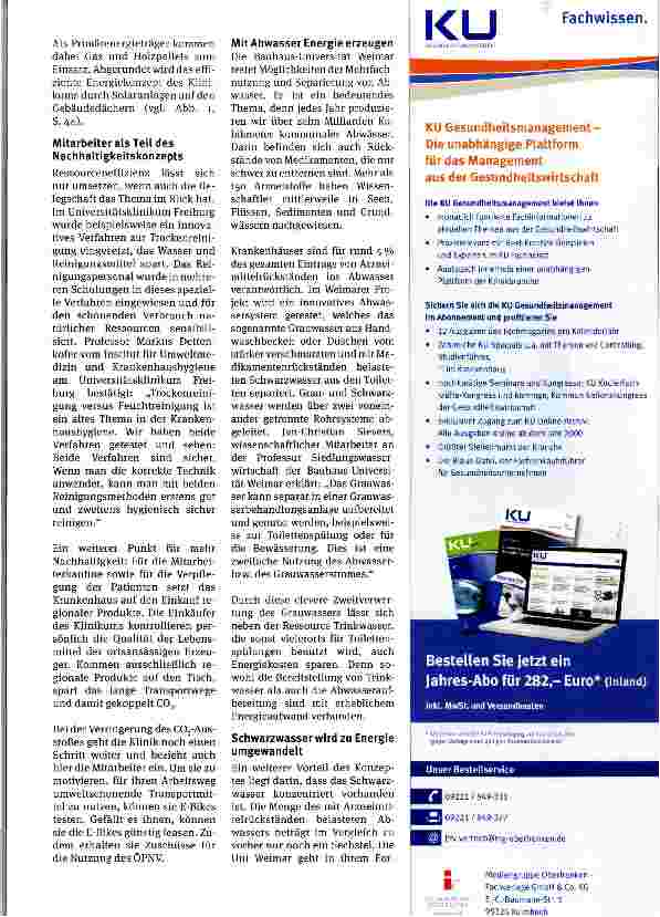 Vorschauseite 2: Grüne Krankenhäuser