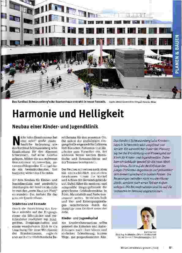 Vorschauseite 1: Harmonie und Helligkeit
