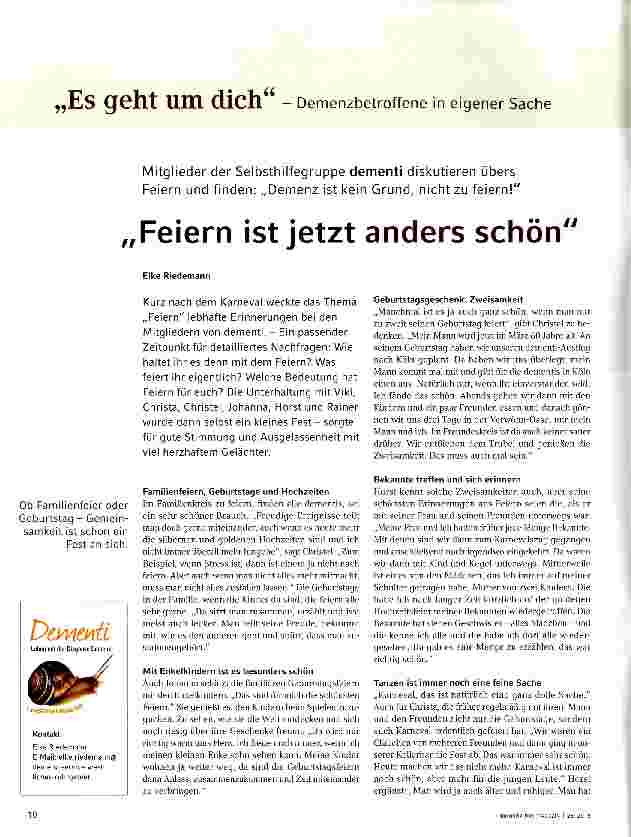 Vorschauseite 1: Feiern ist jetzt anders schön