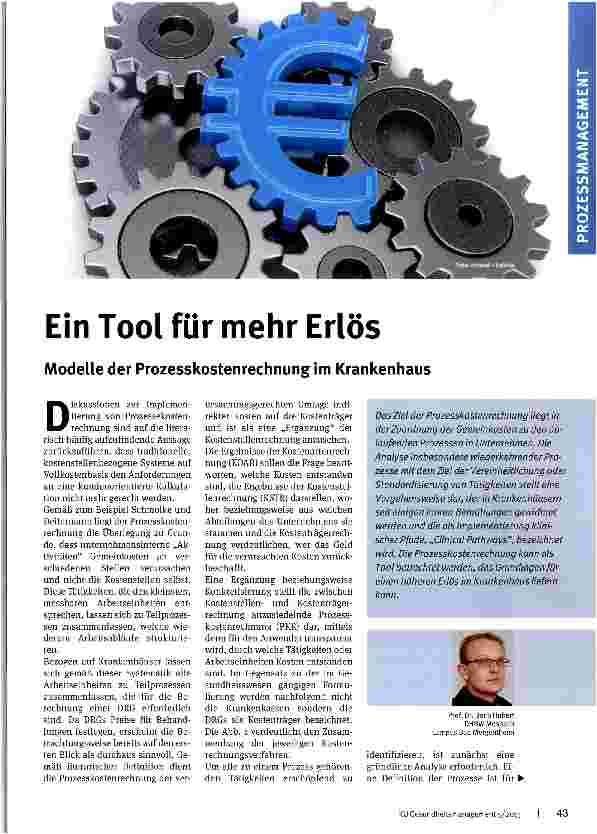 Vorschauseite 1: Ein Tool für mehr Erlös