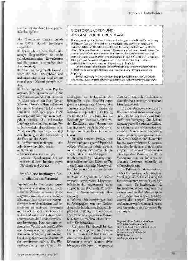 Vorschauseite 2: MASERN, INFLUENZA, HEPATITIS UND CO.