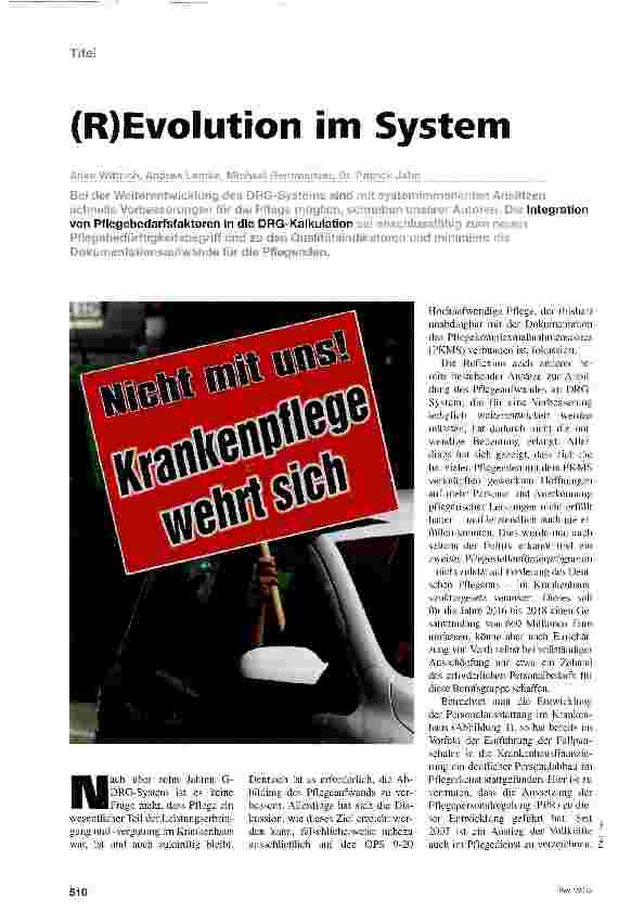 Vorschauseite 1: (R)Evolution im System