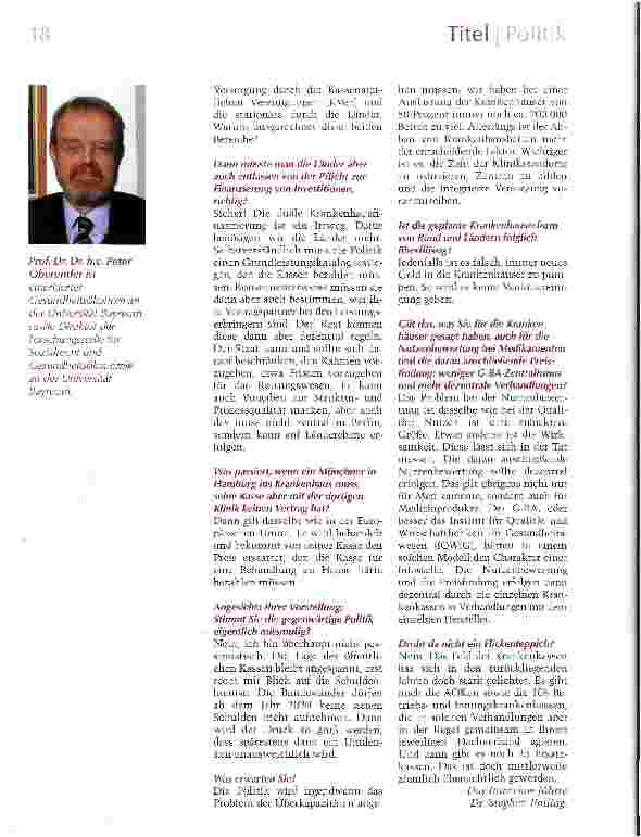 Vorschauseite 3: Zentralismus macht krank
