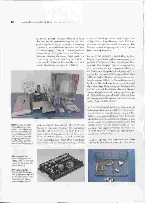 Vorschauseite 2: Kögel Hightech in Metall: Von der Unternehmensgründung zur Medizintechnik