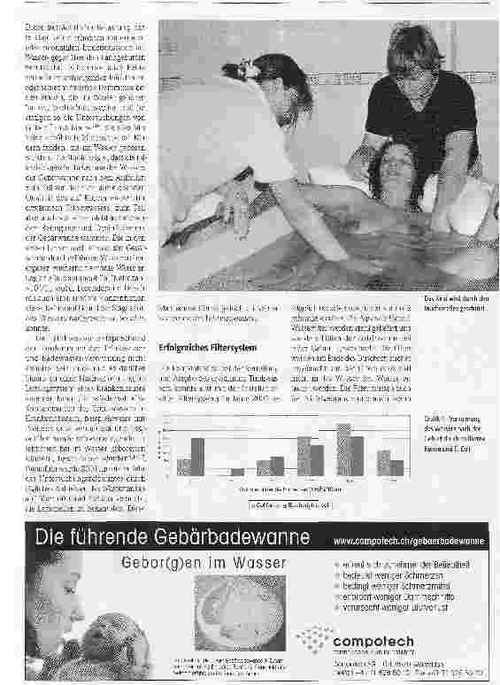 Vorschauseite 4: Hygiene bei der Wassergeburt