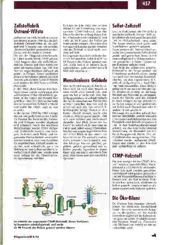 Vorschauseite 2: Wie aus Holz Zellstoff wird Pflege und Umweltschutz Teil 2