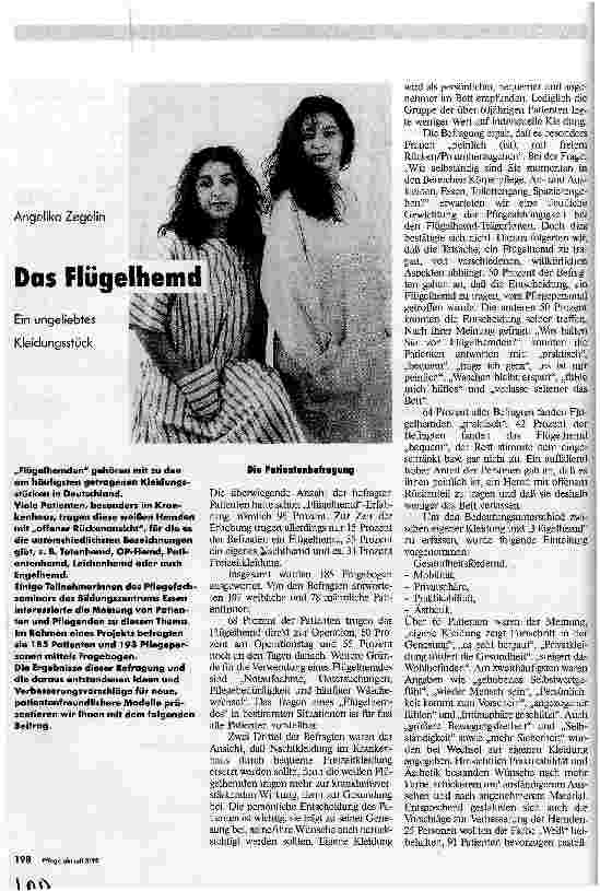 Vorschauseite 1: Das Flügelhemd Ein ungeliebtes Kleidungsstück