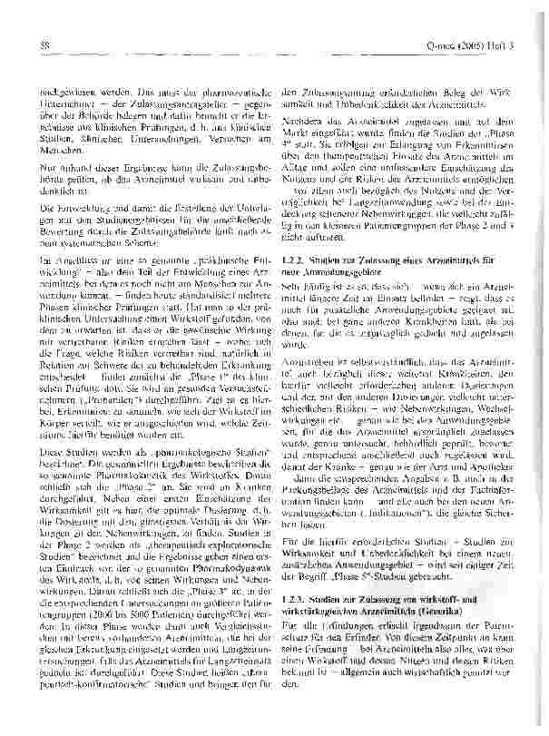Vorschauseite 4: Medizinische Versuche im Spannungsfeld zwischen der Notwendigkeit für die Kranken und ihren ethischen und ökonomischen Grenzen