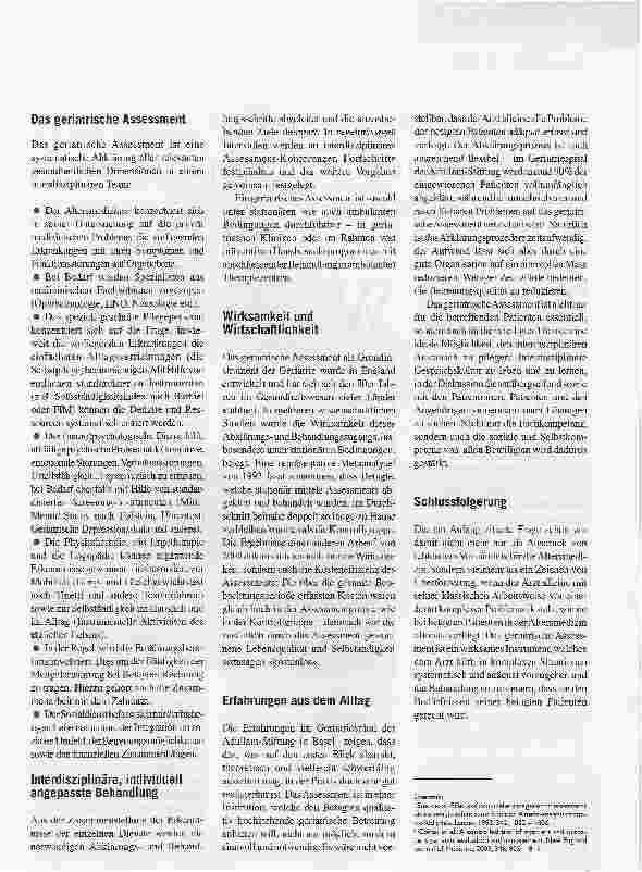 Vorschauseite 2: Komplexeres Krankheitsgeschehen in höherem Alter
