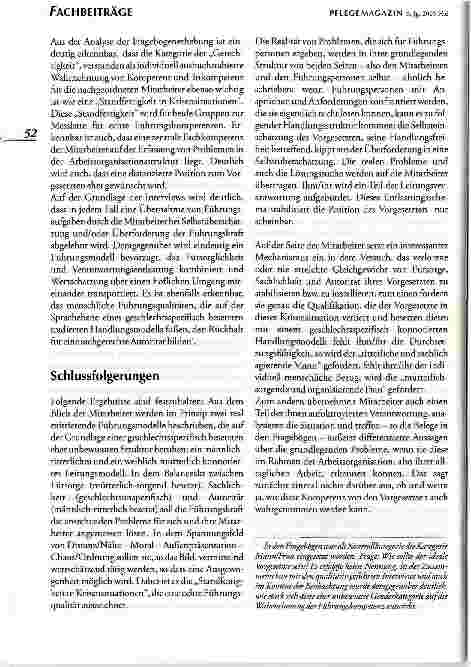 Vorschauseite 6: Standfestigkeit in KrisensituationenFÜHRUNGSKOMPETENZ - EIN BALANCEAKT ZWISCHEN FÜRSORGE, SACHLICHKEIT UND AUTORITÄT