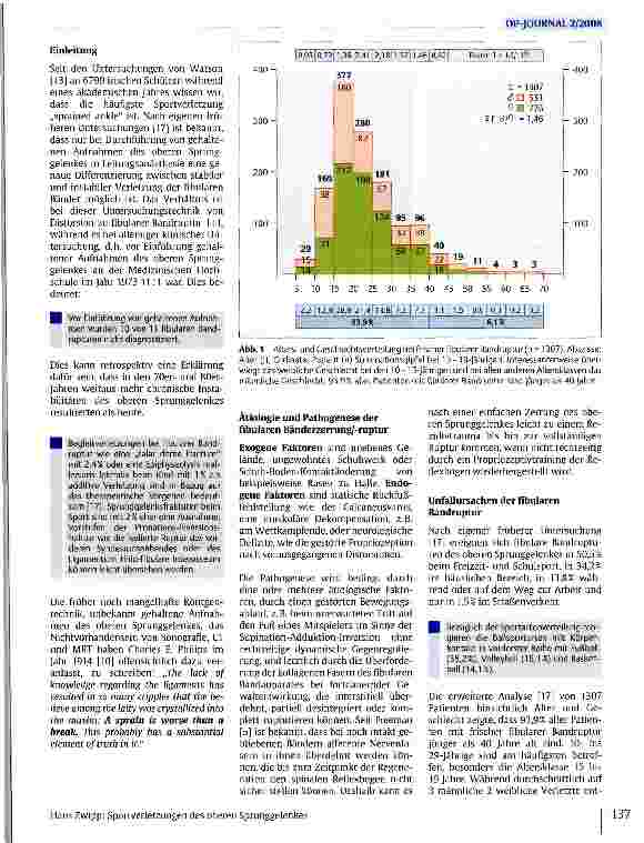 Vorschauseite 2: Sportverletzungen des oberen Sprunggelenkes
